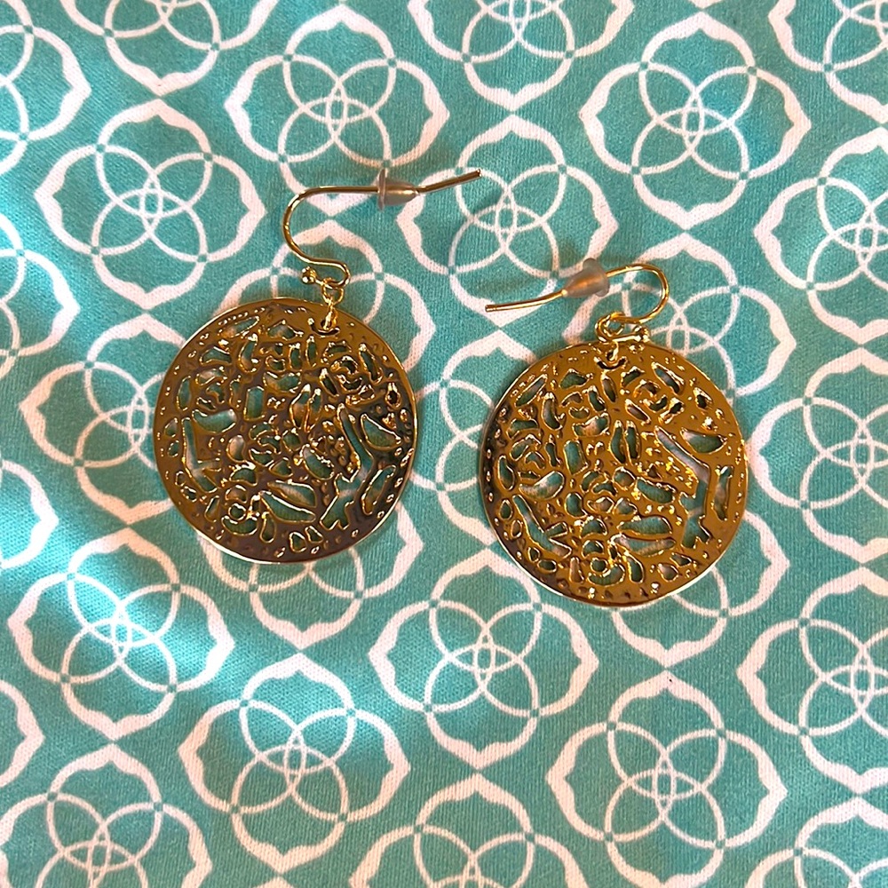 Kendra Scott Marina Drop Gold Earrings